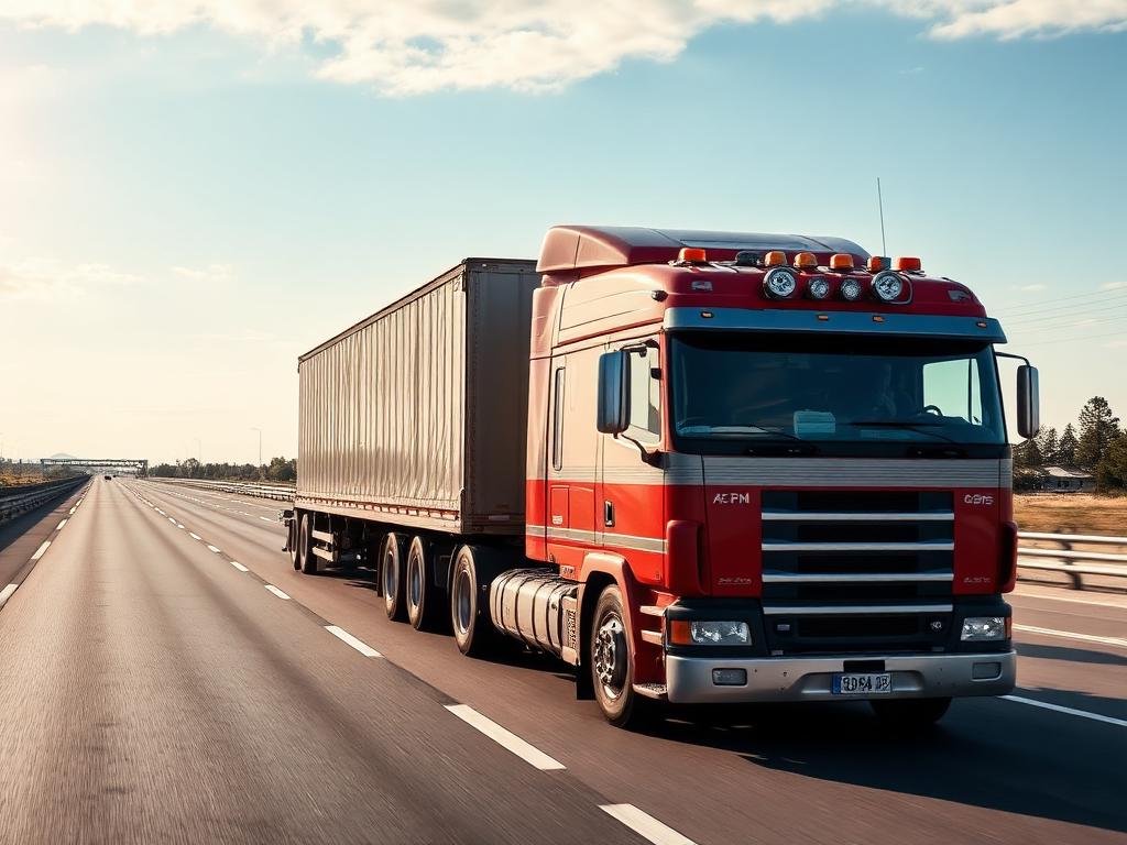 Camion-remorque